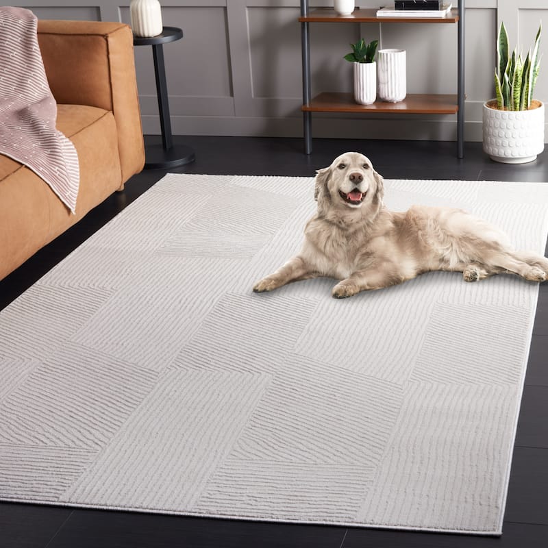 SAFAVIEH Saylor Gerarde Modern Geometric Rug - 8' x 10' - Ivory