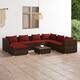 Option Brown Middle sofa