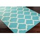 preview thumbnail 8 of 10, Hand-Woven Madison Moroccan Trellis Cotton Rug - 4' x 6'