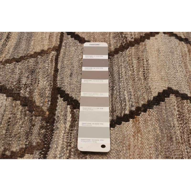 Sivas Taupe Kilim 6'1" x 8'0" - 6'1 x 8'0