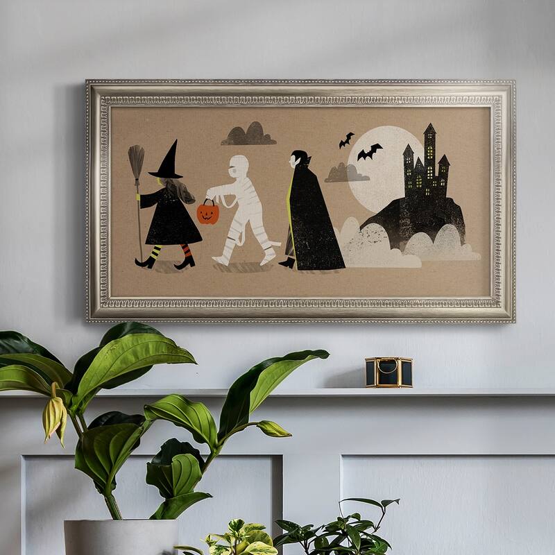 Graphic Halloween Collection D Premium Framed Canvas- Ready to Hang