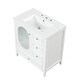 preview thumbnail 10 of 8, 30" Bathroom Vanity with Sink, Bathroom Vanity Cabinet with Three Drawers and Door, Solid Wood and MDF