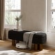 preview thumbnail 14 of 21, 51" Upholstered Flip Top Storage Bench with Solid Wood Legs for Bedroom, Entryway and Living Room
