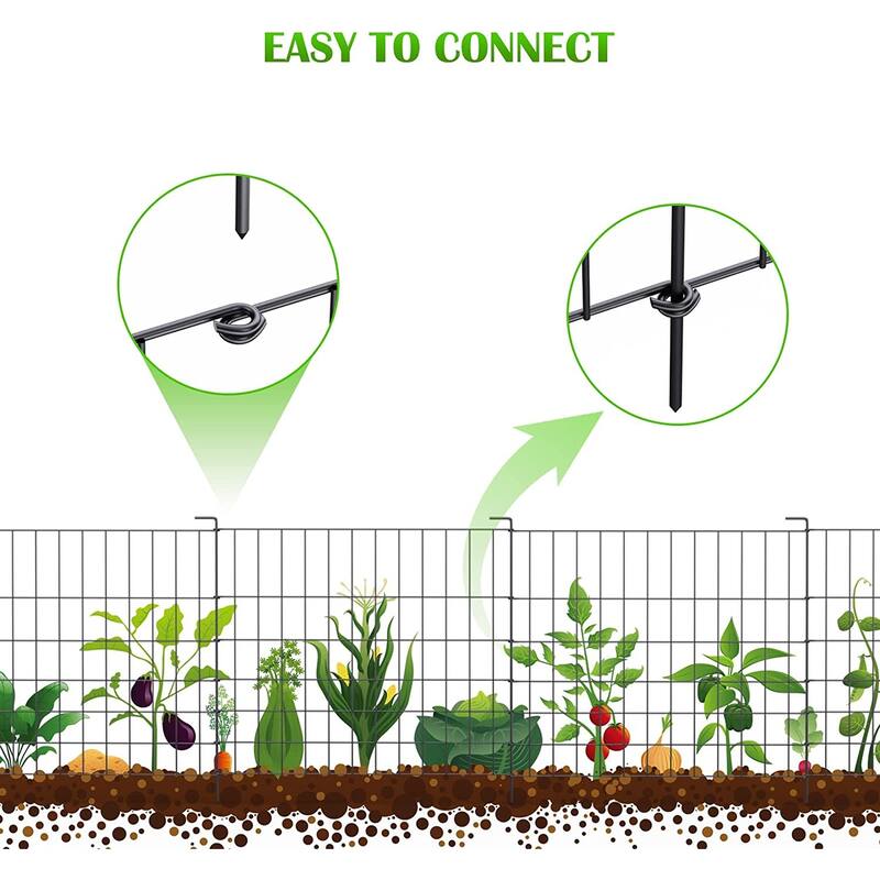 Decorative Garden Fence Outdoor 24in x 10ft