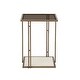 preview thumbnail 7 of 8, Emma Ash & Glass Side Table by Inspire Me! Home Decor