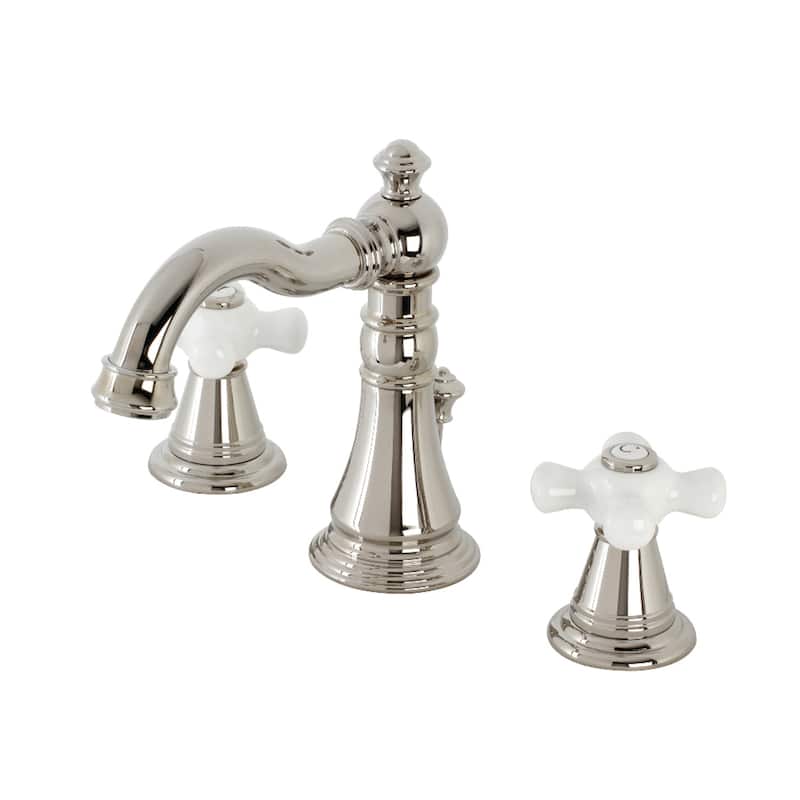 American Classic 8 in. Widespread Bathroom Faucet - Polished Nickel