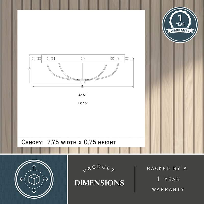 Orleans Coastal Ship Wheel Indoor Outdoor Ceiling Light White Glass - 15-in W x 5-in H x 15-in D