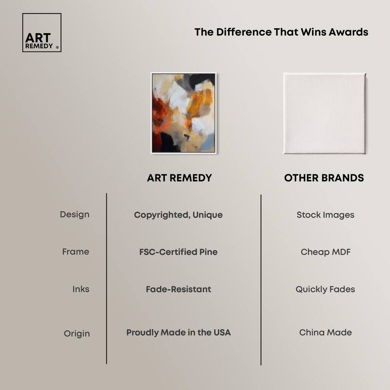 Earth and Fire I Canvas by Art Remedy