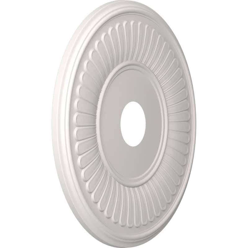 3 1/2" Inside Diameter - Berkshire Thermoformed PVC Ceiling Medallion