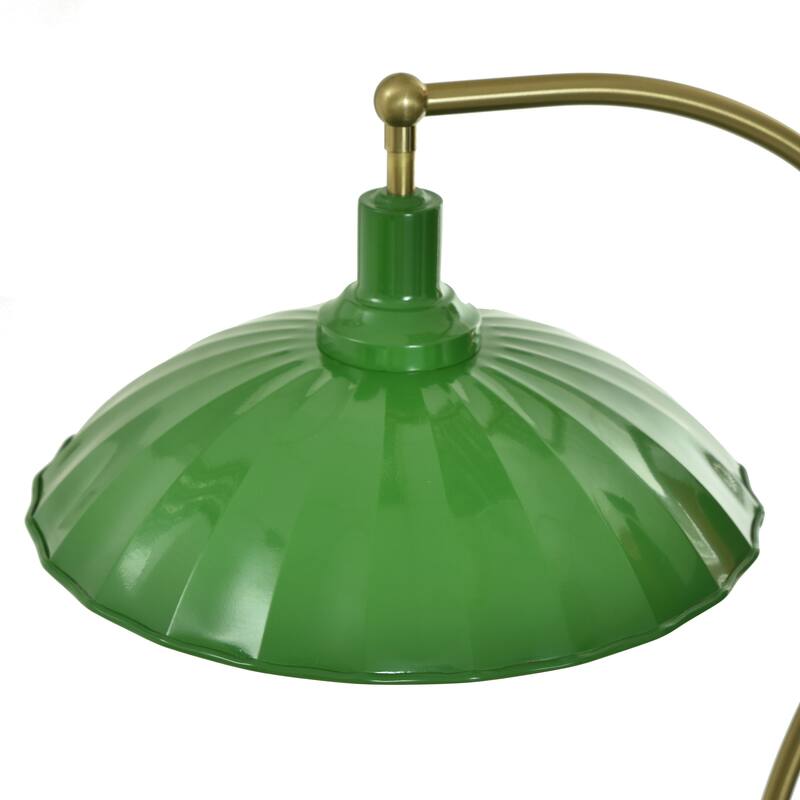 Tamara Day for Stylecraft Penelope Floor Lamp - White Marble & Polished Brass - Glossy