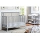 preview thumbnail 1 of 6, Contemporary Chic: Gray and Rockport Gray 4-in-1 Convertible Crib Grey