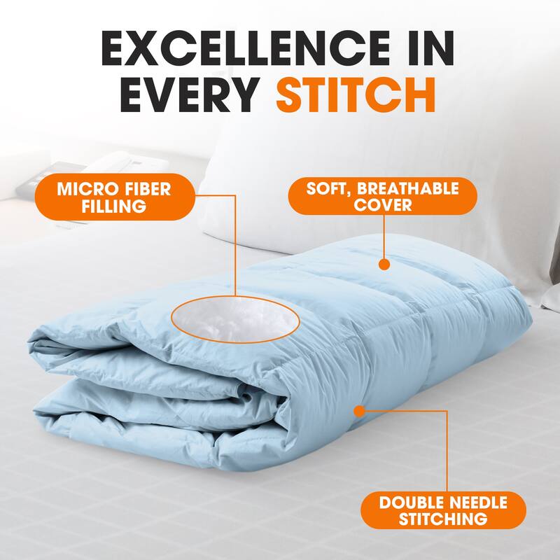 Cheer Collection All Season Down Alternative Hypoallergenic Comforter