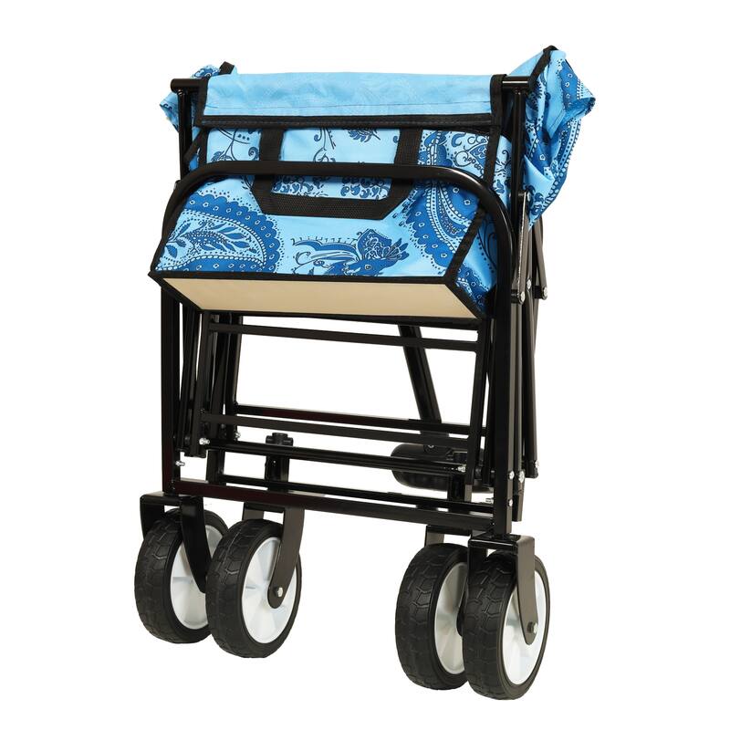 Minimeetall Colorful Collapsible Foldable Wagon Cart