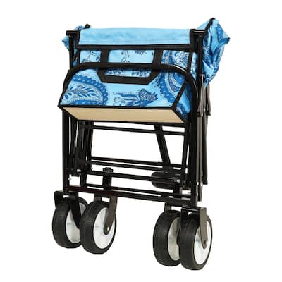 Minimeetall Colorful Collapsible Foldable Wagon Cart