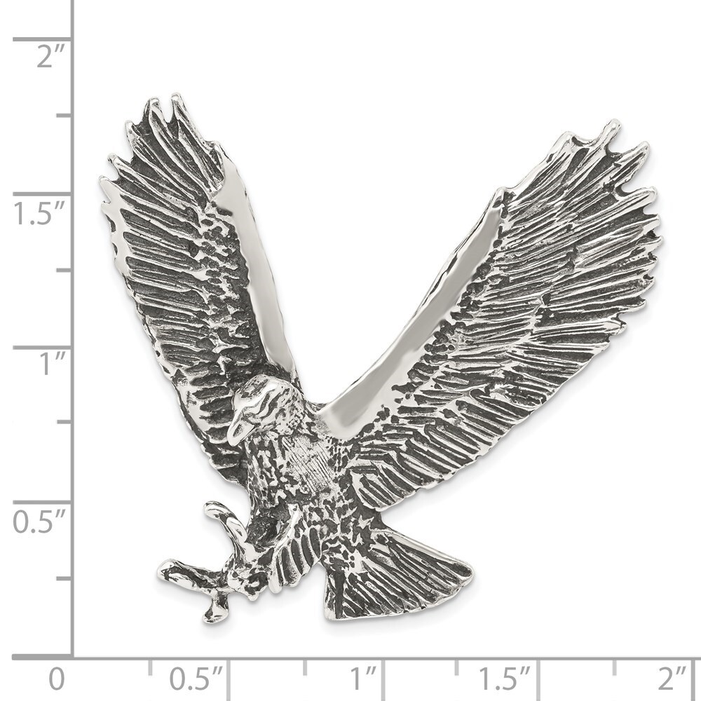 アクセサリー SILVER EAGLE
ASTATIC Diamond2Deal 925 Sterling Silver Antiqued and Textured Eagle