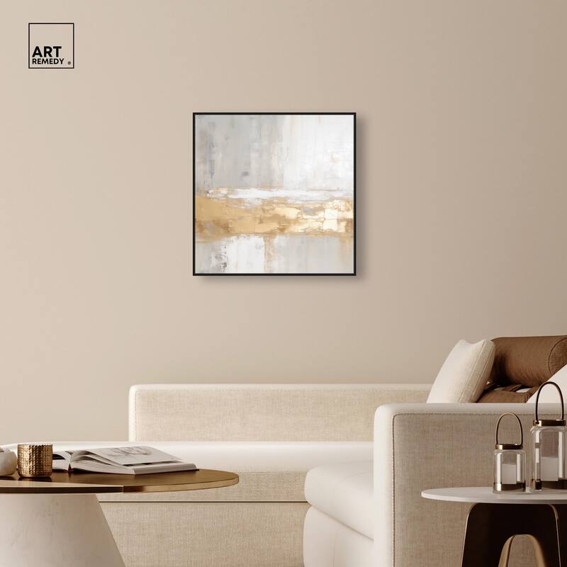 Melted Goldscape III Canvas by Art Remedy