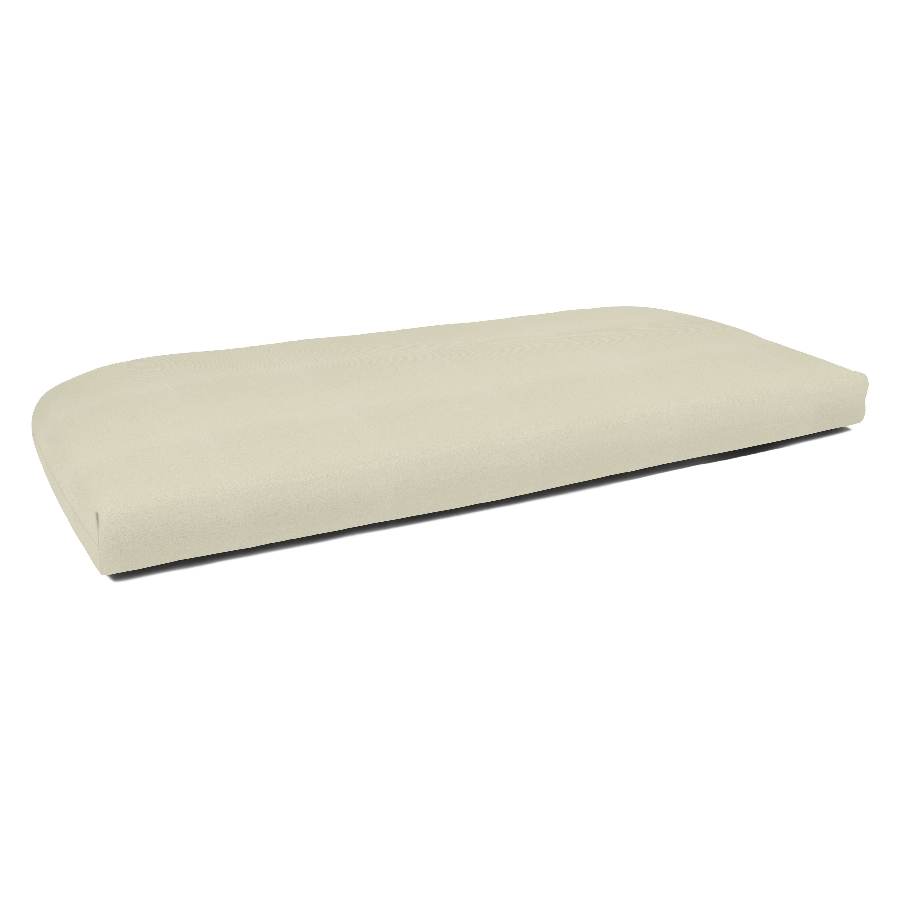 Sunbrella 43.5 inch Solid Color Outdoor Settee Cushion On Sale