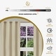 preview thumbnail 175 of 191, Classic Modern Solid Blackout Curtain Set by Miranda Haus