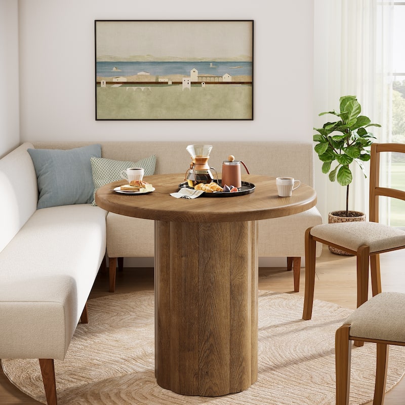 31.5-Inch Small Kitchen Table with Sturdy Base