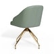 preview thumbnail 47 of 75, Martha Stewart Upholstered Stationary Swivel Home Office Chair