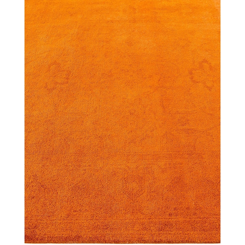 Vibrance, One-of-a-Kind Hand-Knotted Area Rug - Orange, 5' 1" x 7' 6" - 5' 1" x 7' 6"