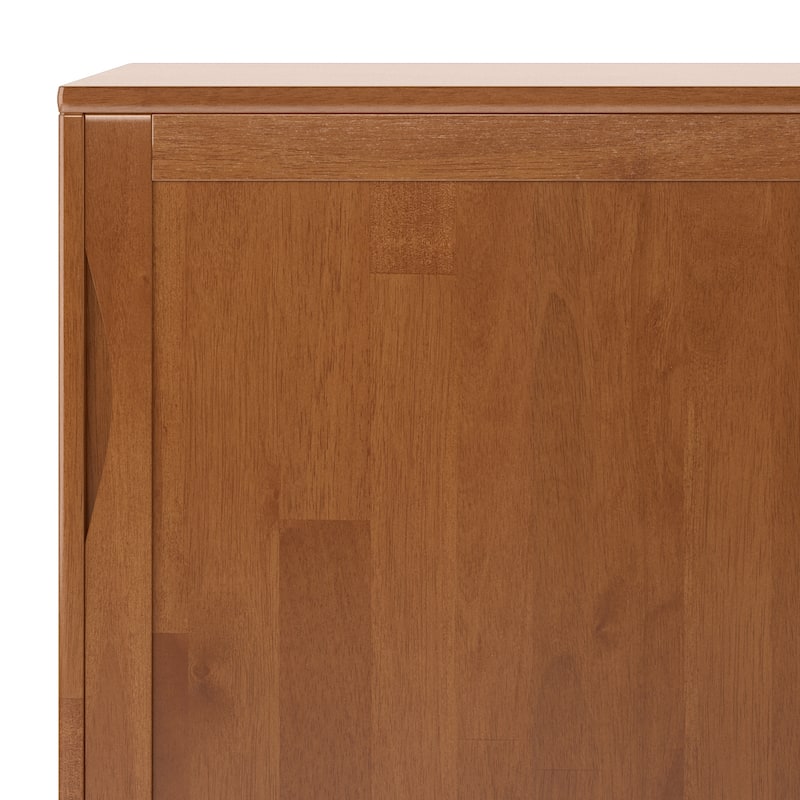 WYNDENHALL Pearson Solid Wood 48 inch Storage Cabinet (Set of 2) - 48"W x 17"D x 42"H
