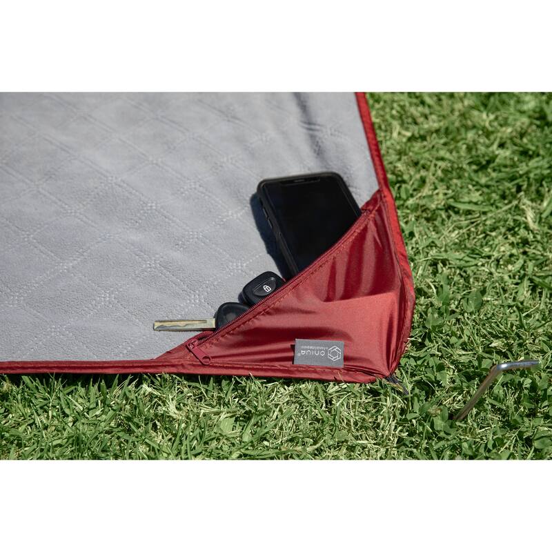 Oniva All-Purpose Machine Washable Stadium Blanket, (Burgundy)