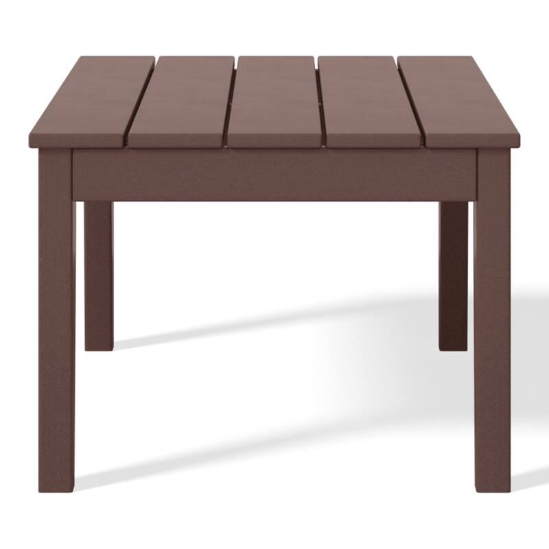Laguna Poly 3-Piece Bench With Coffee Table