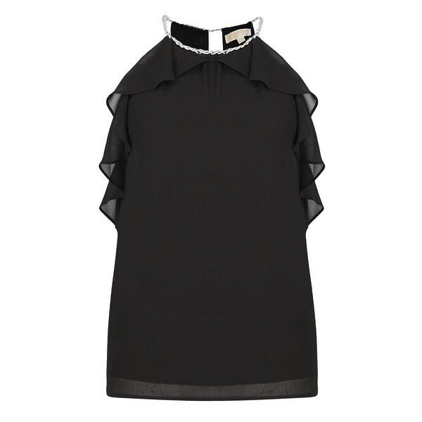michael kors polo womens black