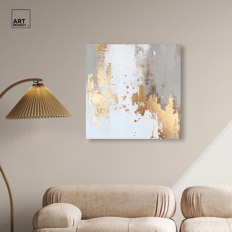 Ghostly Glimmer II Canvas by Art Remedy, Gallery Wrapped