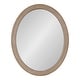 preview thumbnail 33 of 31, Kate and Laurel Mansell Oval Framed Wall Mirror