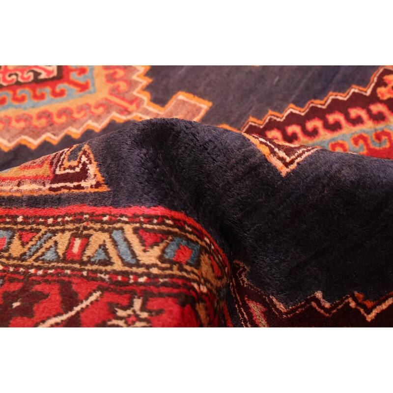 ECARPETGALLERY Hand-knotted Konya Anatolian Dark Navy Wool Rug - 4'0 x 10'4