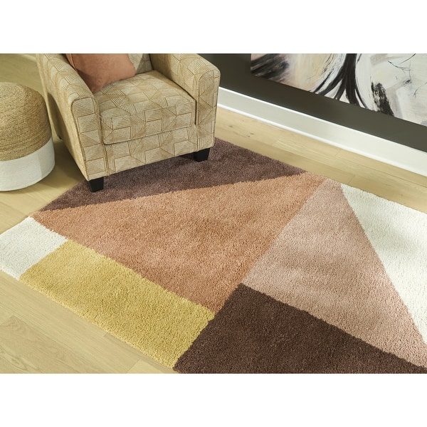 slide 2 of 4, Signature Design by Ashley Gailmore Brown Rug 62.25" W x 84.5" D x 1" H