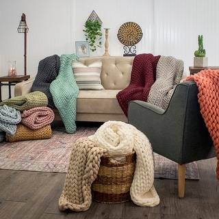 Donna Sharp Chunky Knit Throw