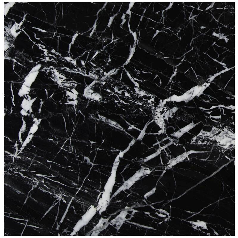 Ackland AKTMT12X12P-CA 12" x 12" Marble Solid Floor and Wall Tile - - Imperial Ink