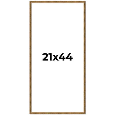 21x44 Frame Gold Kingsley Distressed Solid Wood Picture Frame Width
