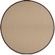 preview thumbnail 64 of 104, SAFAVIEH Natural Fiber Urbana Casual Border Sisal Rug 6' Round - Sage/Brown - Round