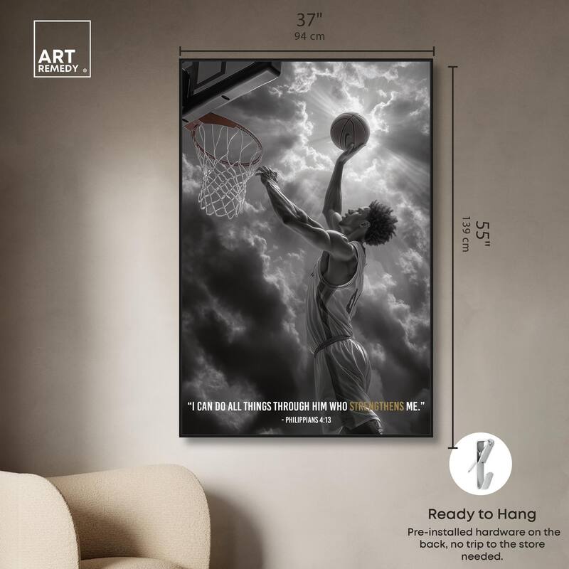 Strengthen Me Canvas by Art Remedy