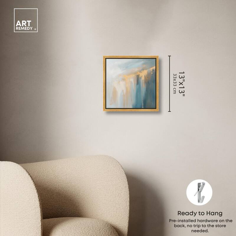 Golden Tears I Canvas by Art Remedy