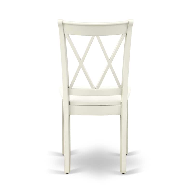 East West Furniture Dining Table Set Includes a Square Kitchen Table and Dining Room Chairs (Pieces Options)