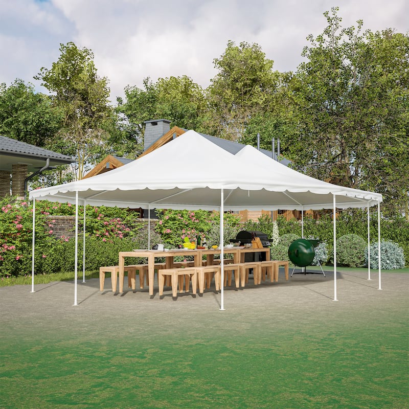 GDFStudio - Nashua Waterproof Event Protection Outdoor Gazebo Pavilion Shelter Tent