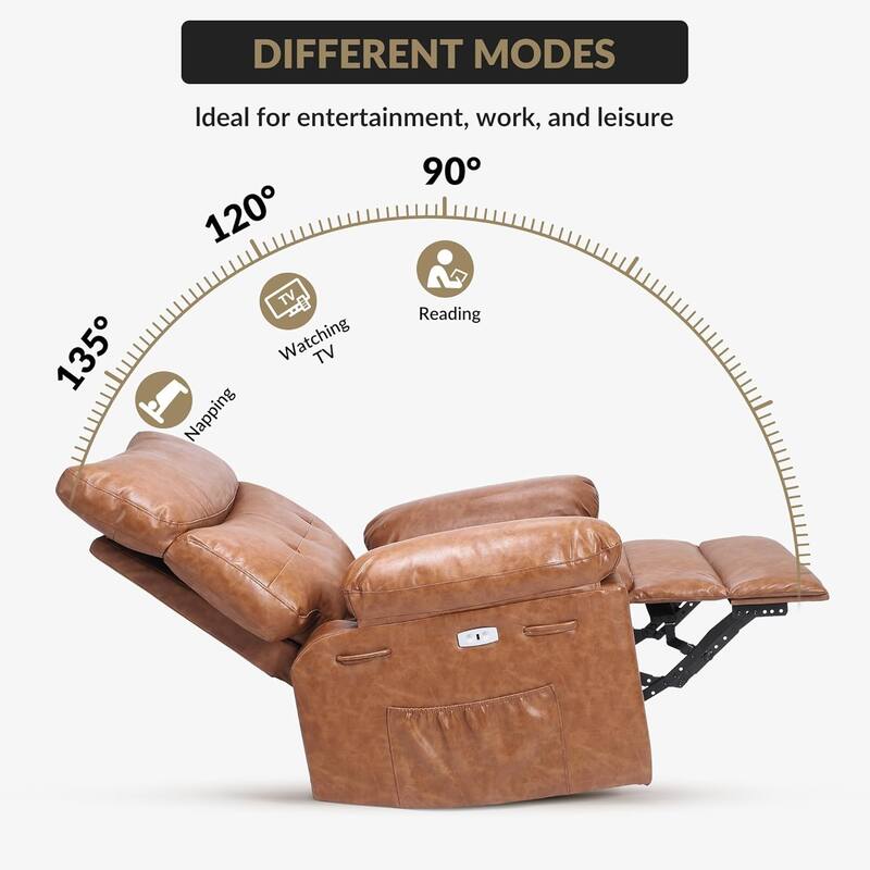 Oversized Recliner with Heat