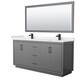 Option Dark Gray / White Quartz Top / Matte Black