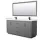 Option Dark Gray / White Quartz Top / Matte Black