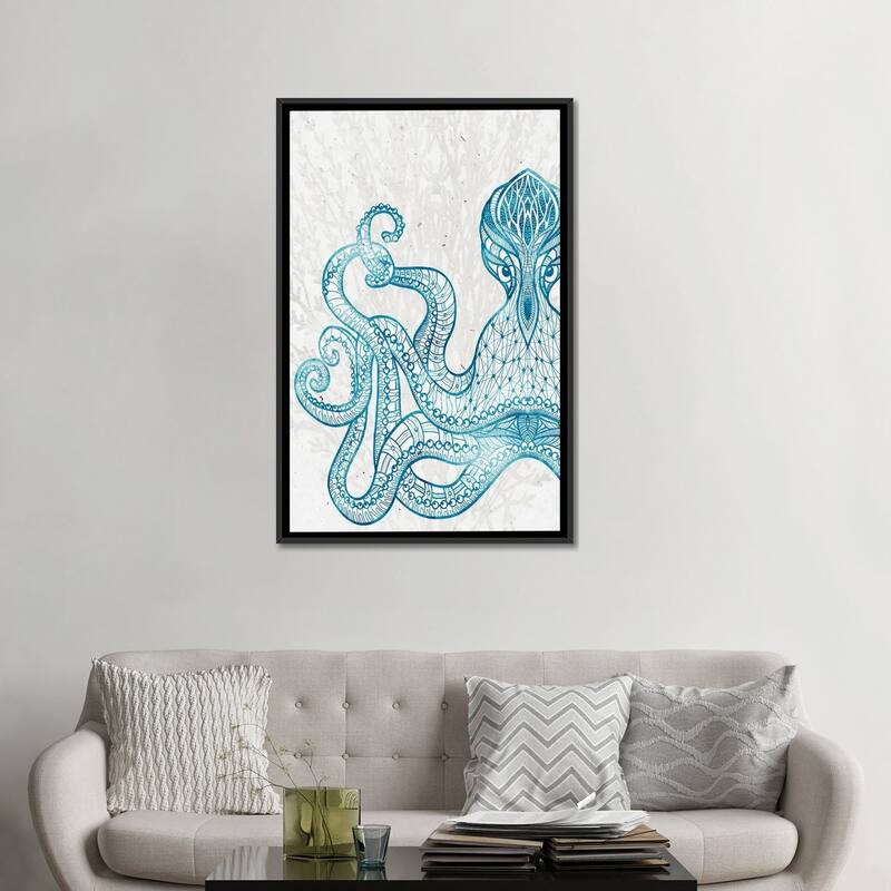 iCanvas "Sea Creature II" by Kimberly Allen Framed