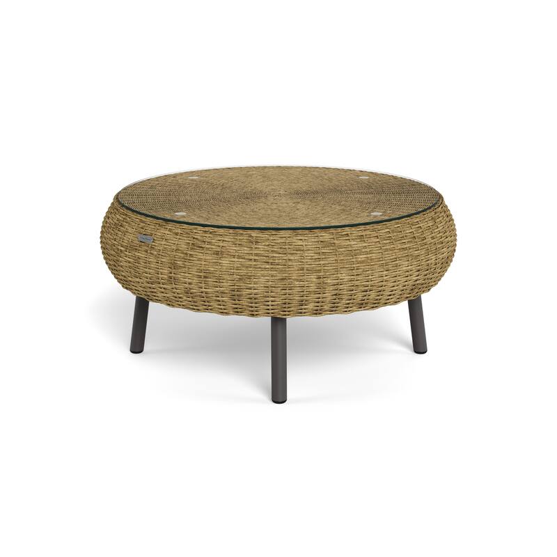Tortuga Round Outdoor Wicker Coffee Table