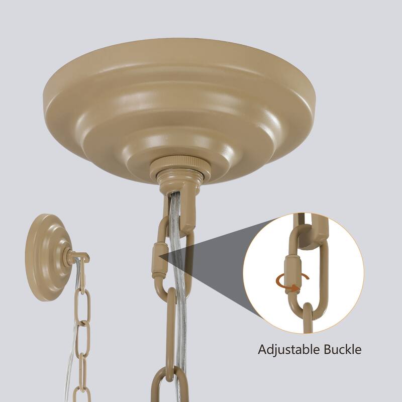 Simple Ceiling Lighting with Metal Frame, Rattan Chandelier Lighting Fixture, Hanging Chandelier for Bedroom Hallway