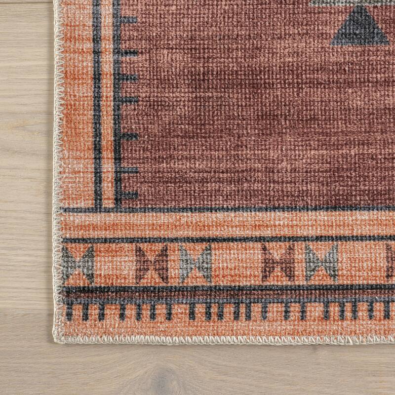 Nuloom Shenai SplashGuard Machine Washable Area Rug