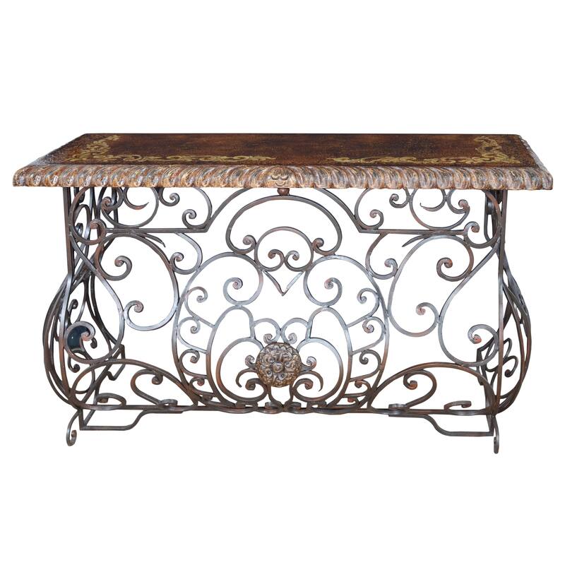 Peruvian Forged Iron Console