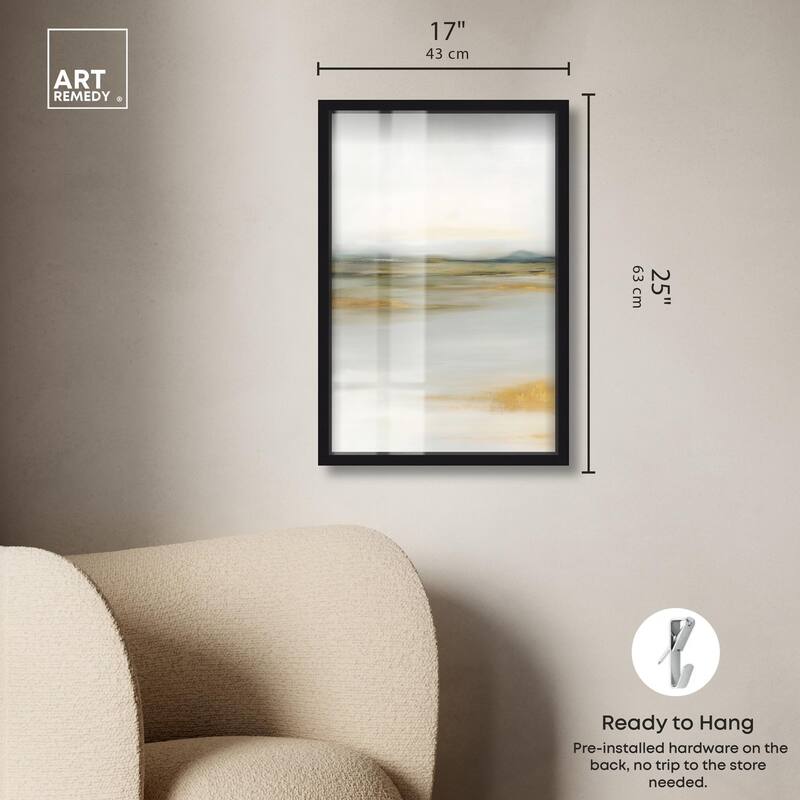 Misty Expanse I Shadowbox by Art Remedy